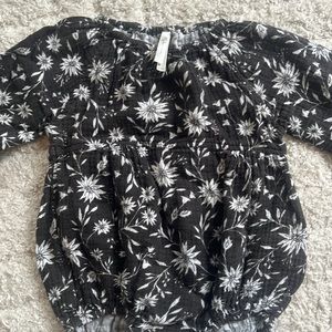 Rylee + Cru floral onesie
